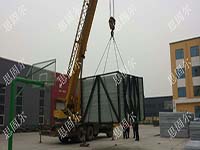 哈薩克斯坦護(hù)欄網(wǎng)貨運實景